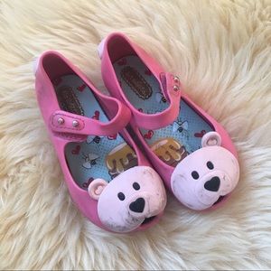 Mini Melissa Pink Bears PLAY size 7 🐻